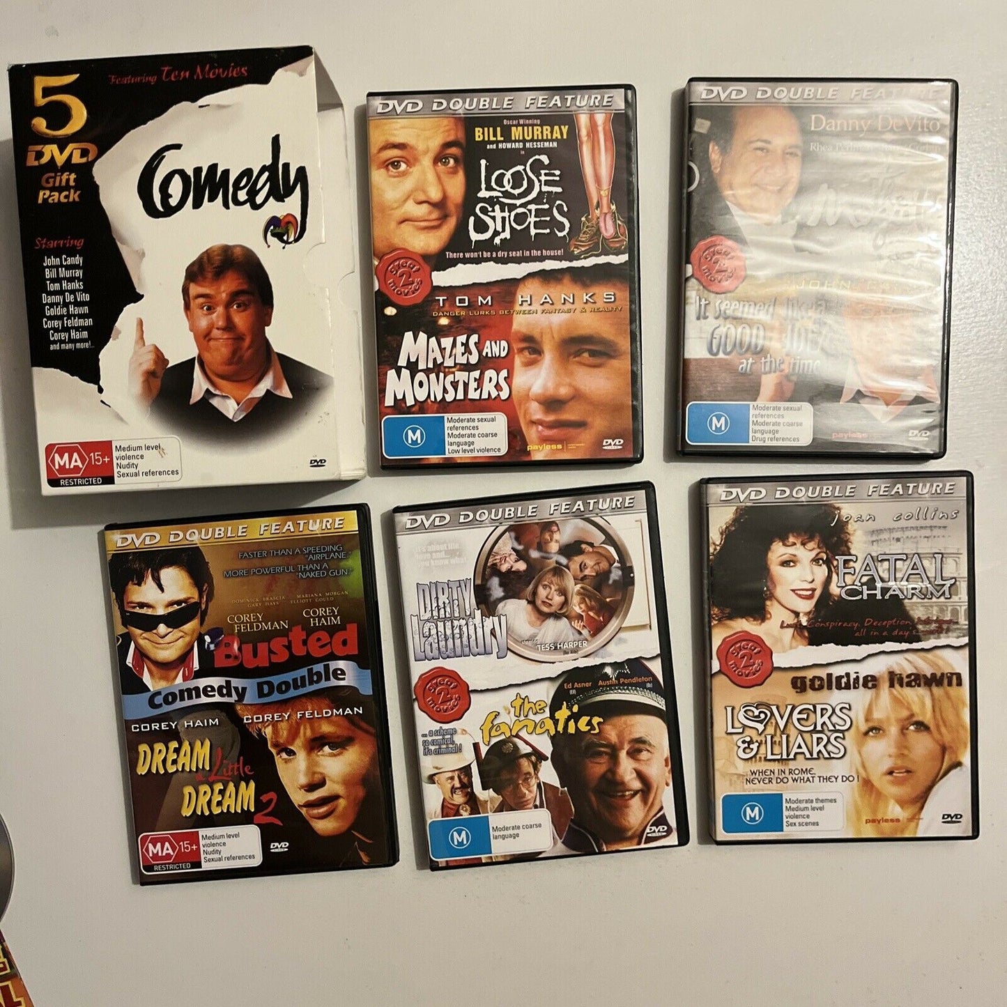 Comedy 5 DVD Gift Pack: Corey Haim, Corey Feldman, Bill Murray,  Tom Hanks