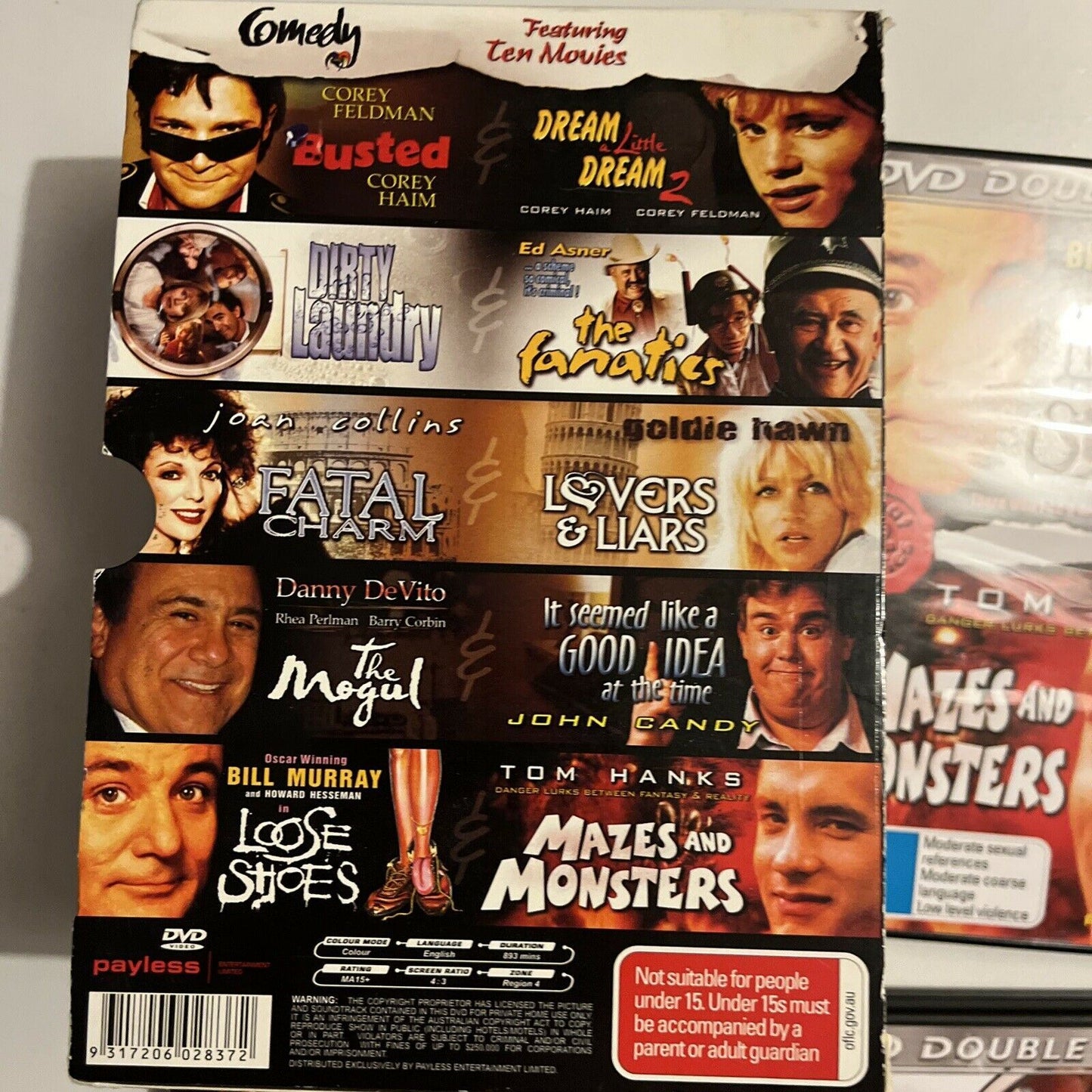 Comedy 5 DVD Gift Pack: Corey Haim, Corey Feldman, Bill Murray,  Tom Hanks