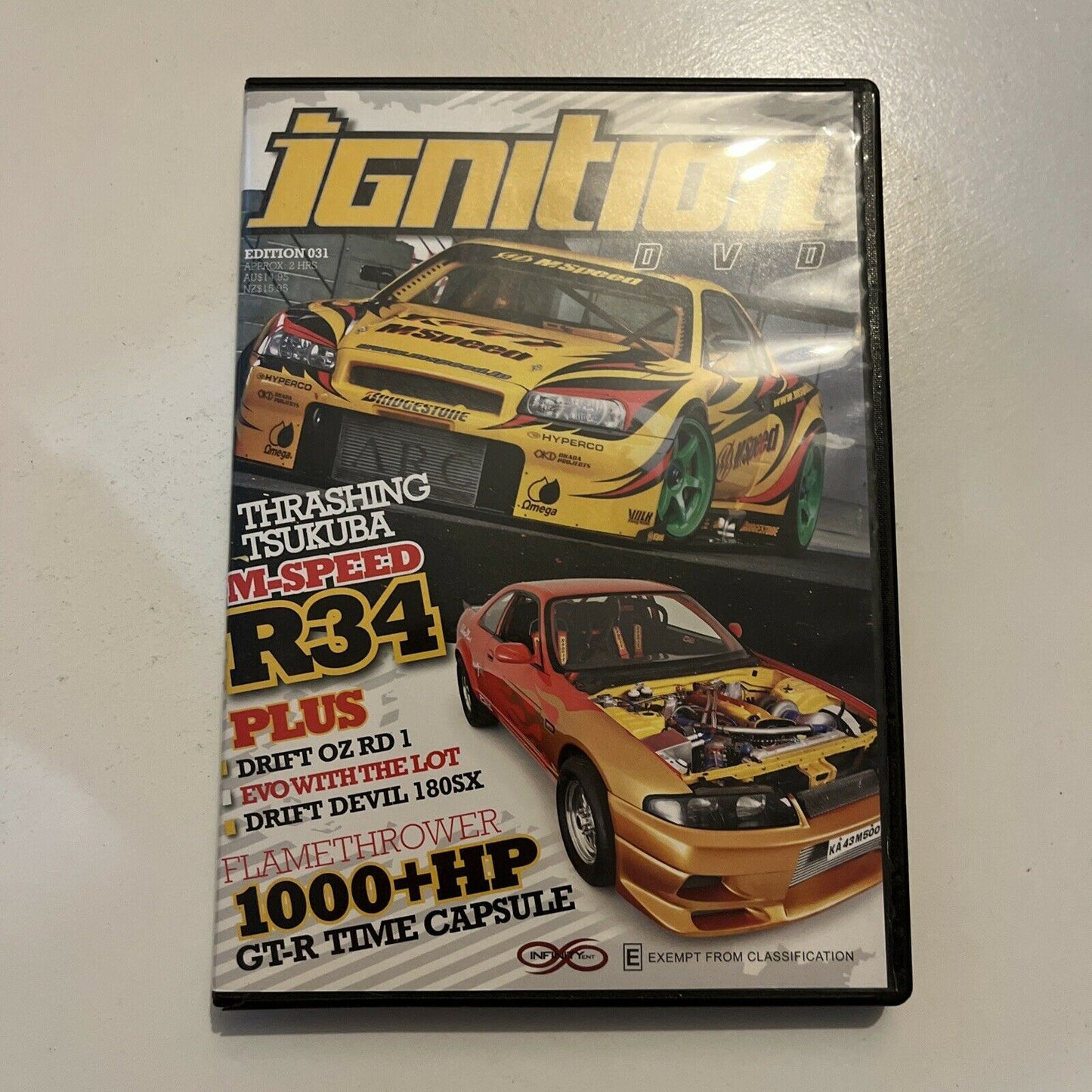 Ignition DVD Dragon's Lair Cars Modified Hot4s Fast Fours Autosalon All Regions