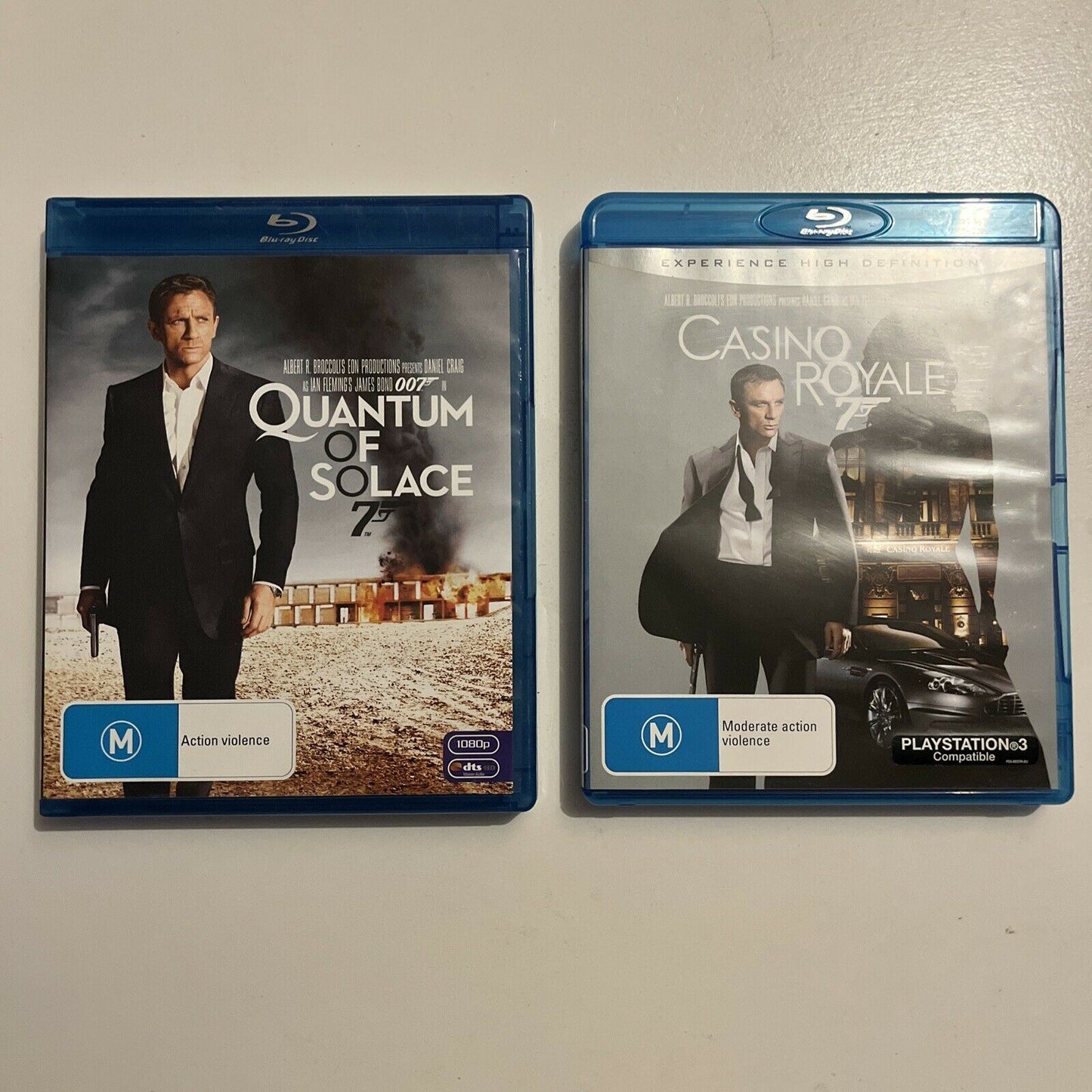 James Bond: Casino Royale / Quantum Of Solace (Blu-ray, 2008, 2-Disc) Region B