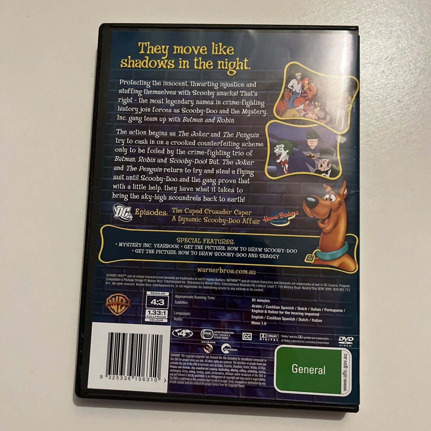 Scooby Doo Meets Batman (DVD, 2010)  Region 4