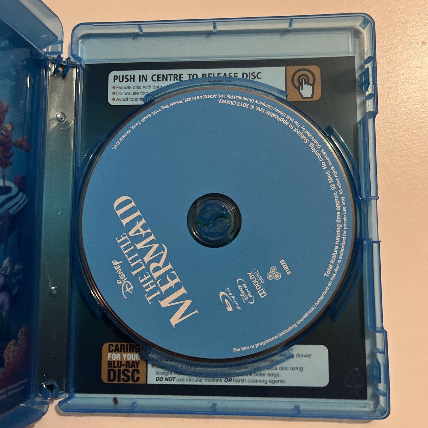 The Little Mermaid (Blu-ray, 1989) All Regions