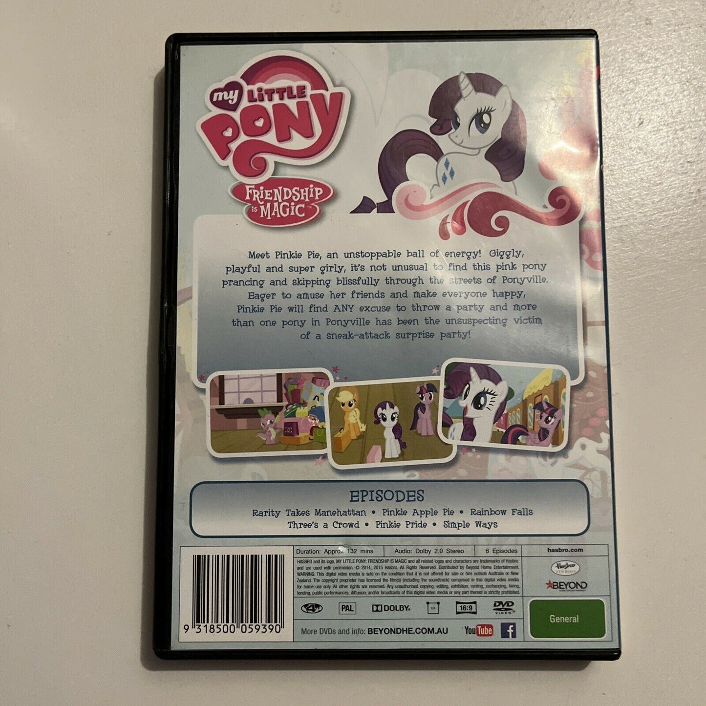 My Little Pony - Friendship Is Magic - Pinkie Apple Pie (DVD, 2014) Region 4