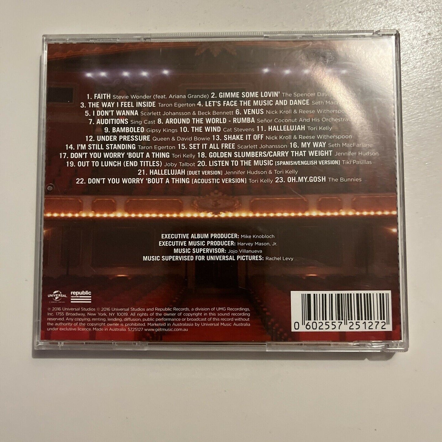 Sing - Original Motion Picture Soundtrack (CD, 2016)