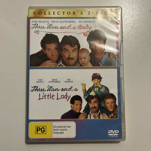 Three Men And A Baby / Three Men And A Little Lady (DVD, 1987, 2-Disc) Region 4