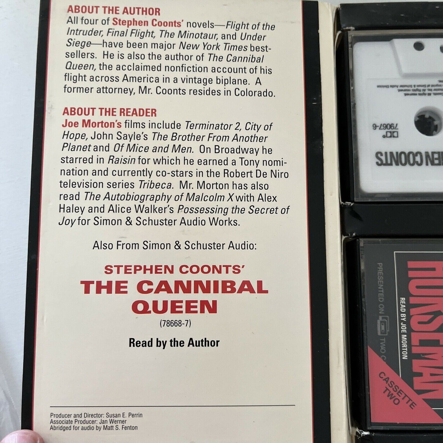 The Red Horseman - Stephen Coonts (Audio Cassette, 1993)