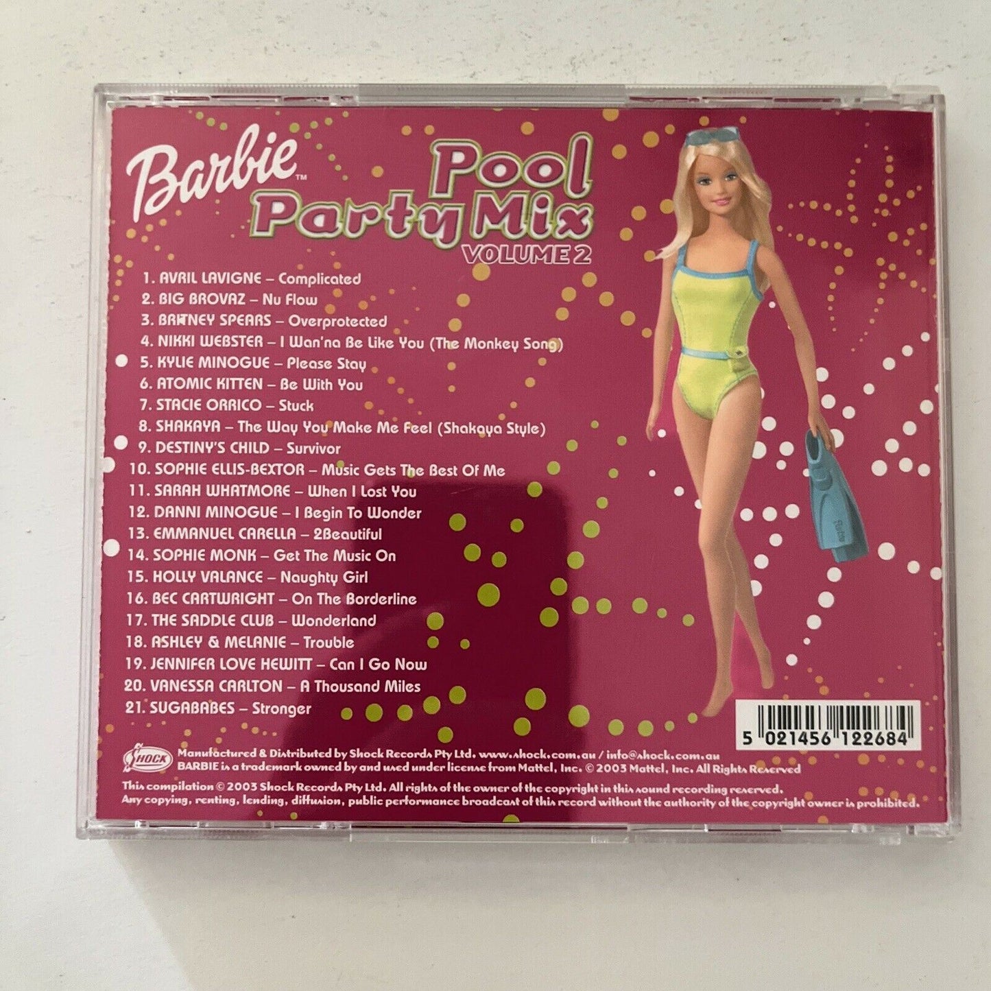 Barbie Pool Party Mix - Volume 2 (CD, 2003)