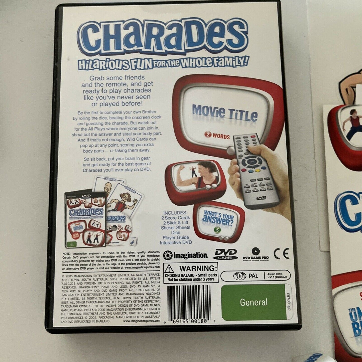 Charades With The Umbilical Brothers - Interactive DVD Game (DVD, 2005)