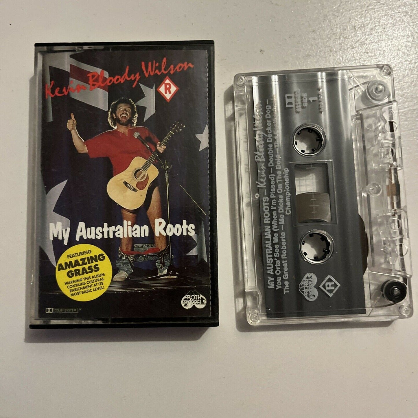 Kevin Bloody Wilson - My Australian Roots (Cassette Tape, 1989)