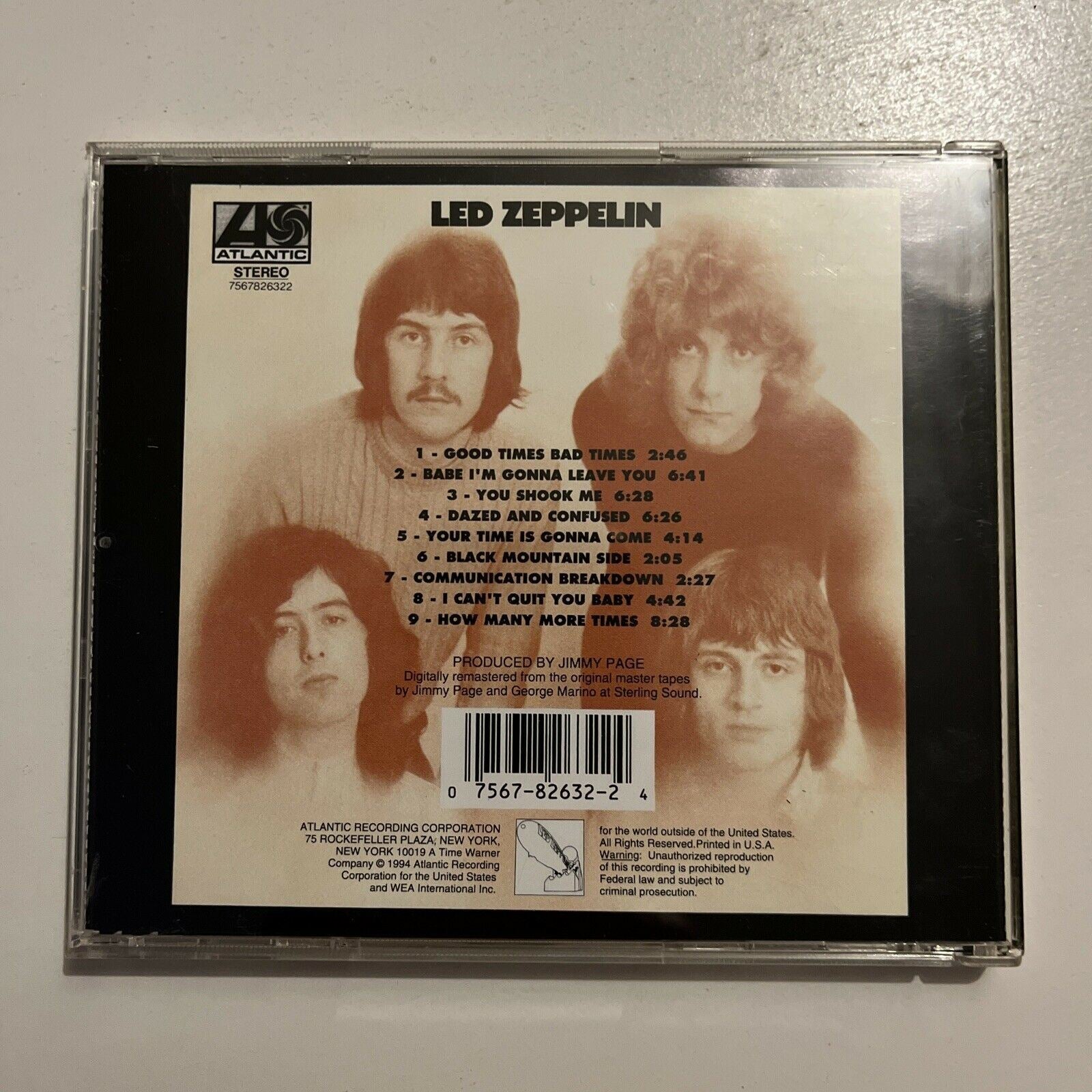 Led Zeppelin - Led Zeppelin - Digitally Remastered (CD, 1969) – Retro Unit