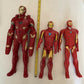 3x Iron Man Marvel Hasbro Action Figure 13" 2017, 2x 11" 2016,