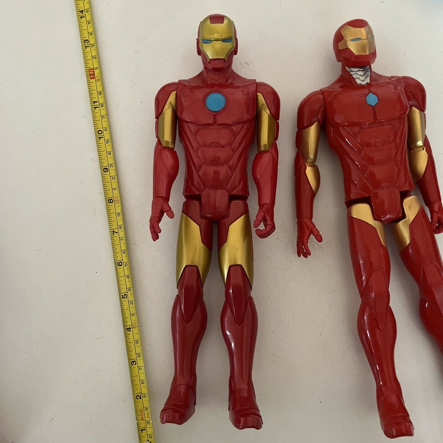 3x Iron Man Marvel Hasbro Action Figure 13" 2017, 2x 11" 2016,