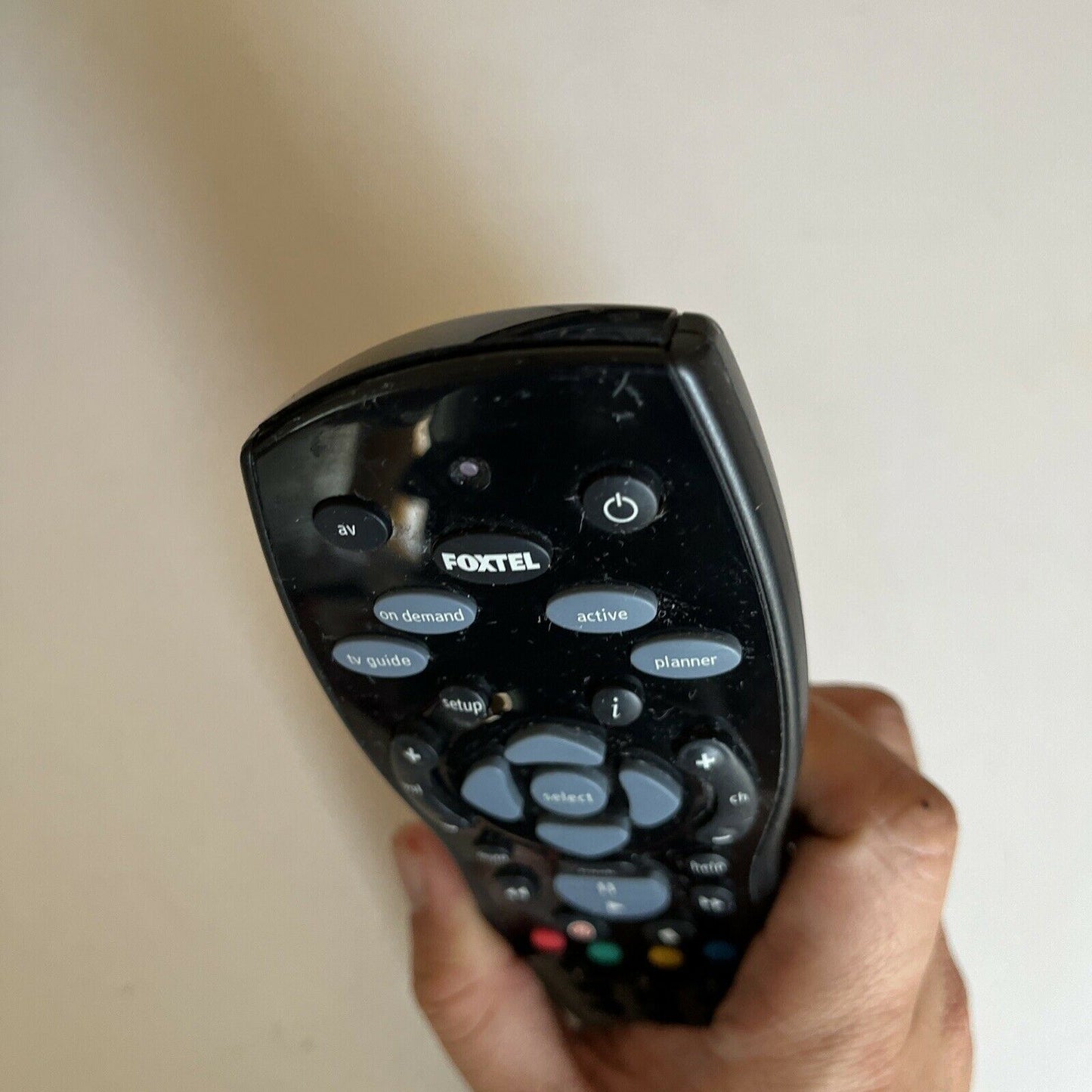 Genuine FOXTEL iQ2 Remote Control - Black