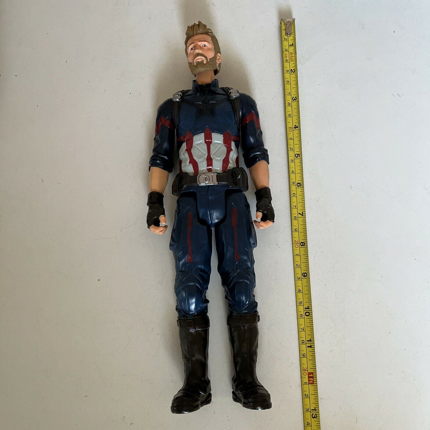 Marvel Infinity War Titan Hero Captain America Power FX Port Action Figures 12"