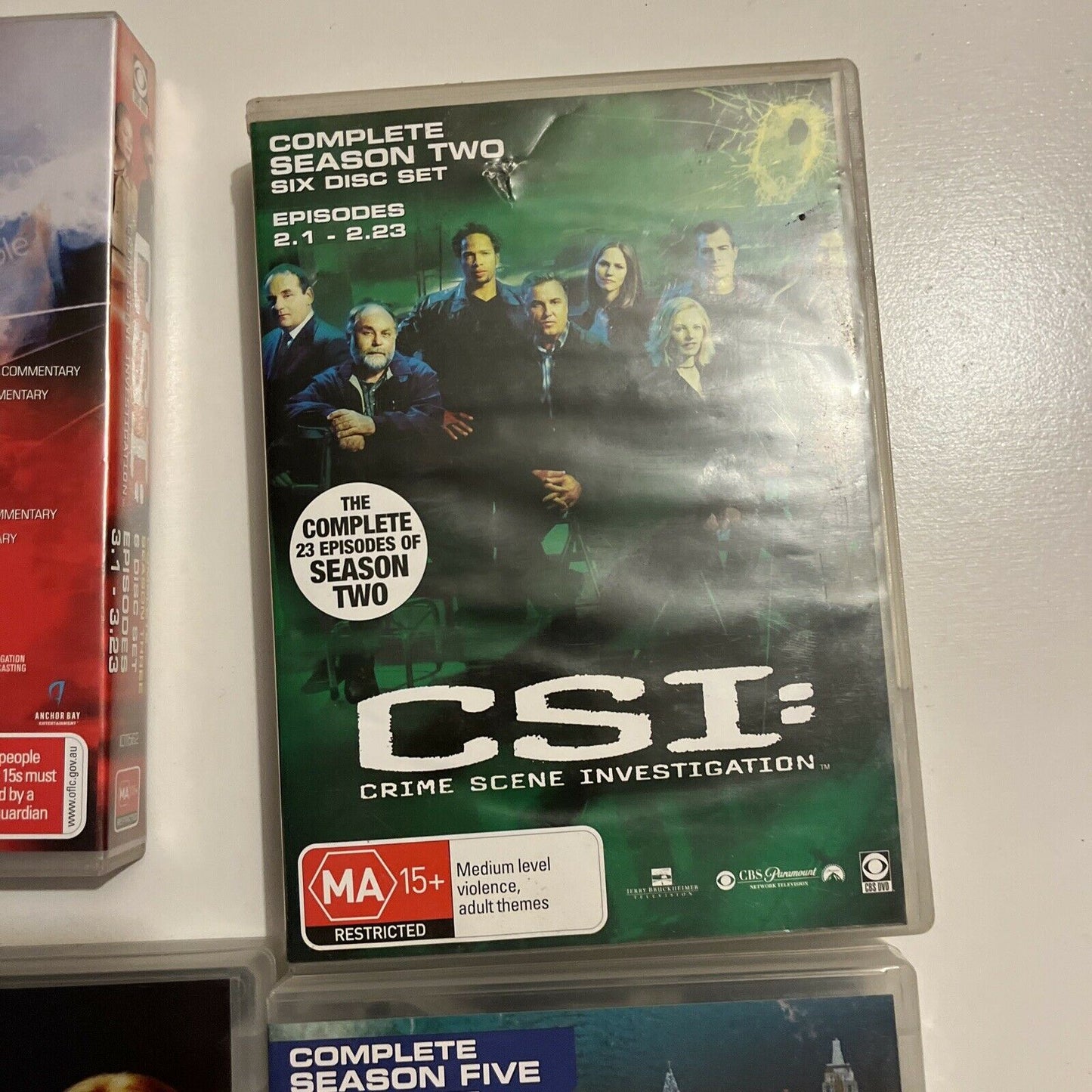 CSI: Crime Scene Investigation : Series 2,3,4,5,7,8 (DVD, 2009, 36-Disc) Region4