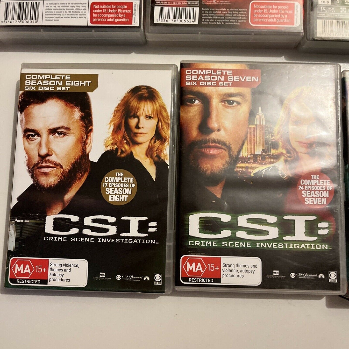 CSI: Crime Scene Investigation : Series 2,3,4,5,7,8 (DVD, 2009, 36-Disc) Region4