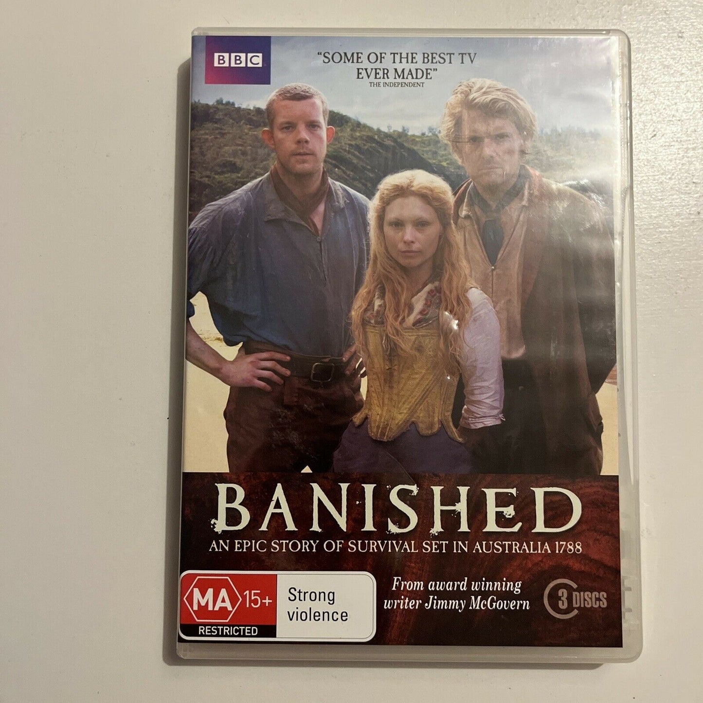 Banished (DVD, 2015, 3-Disc) Orla Brady, Ewen Bremner. BBC Region 4