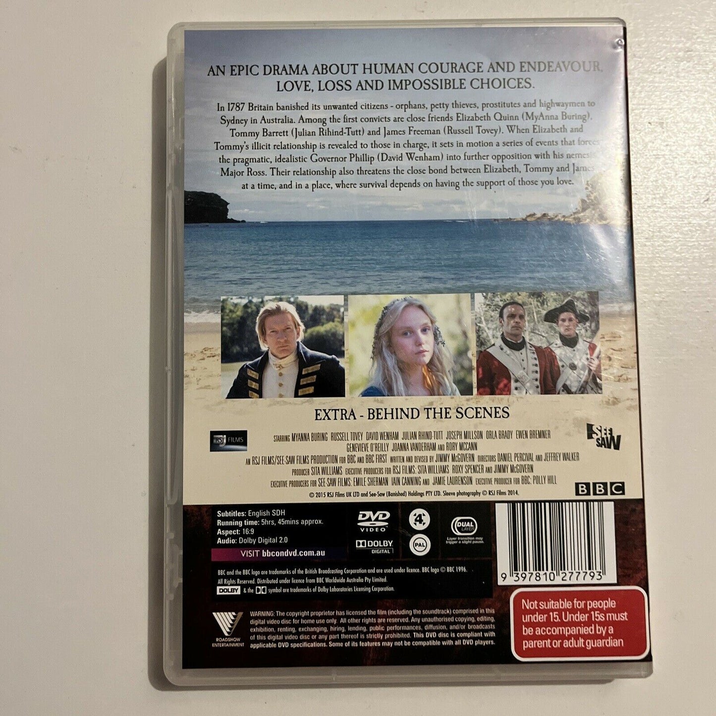 Banished (DVD, 2015, 3-Disc) Orla Brady, Ewen Bremner. BBC Region 4