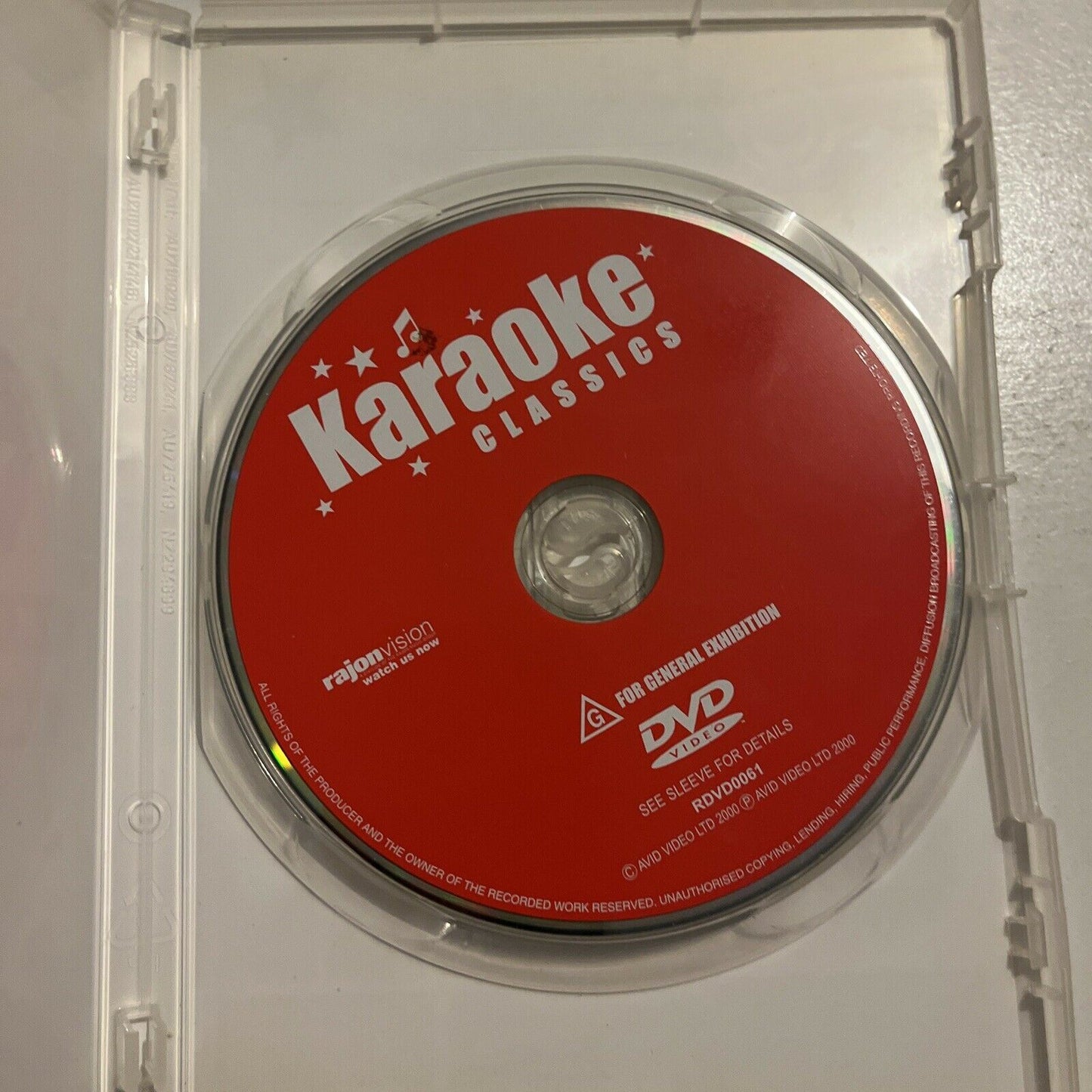 Karaoke Classics (DVD, 2000) All Regions