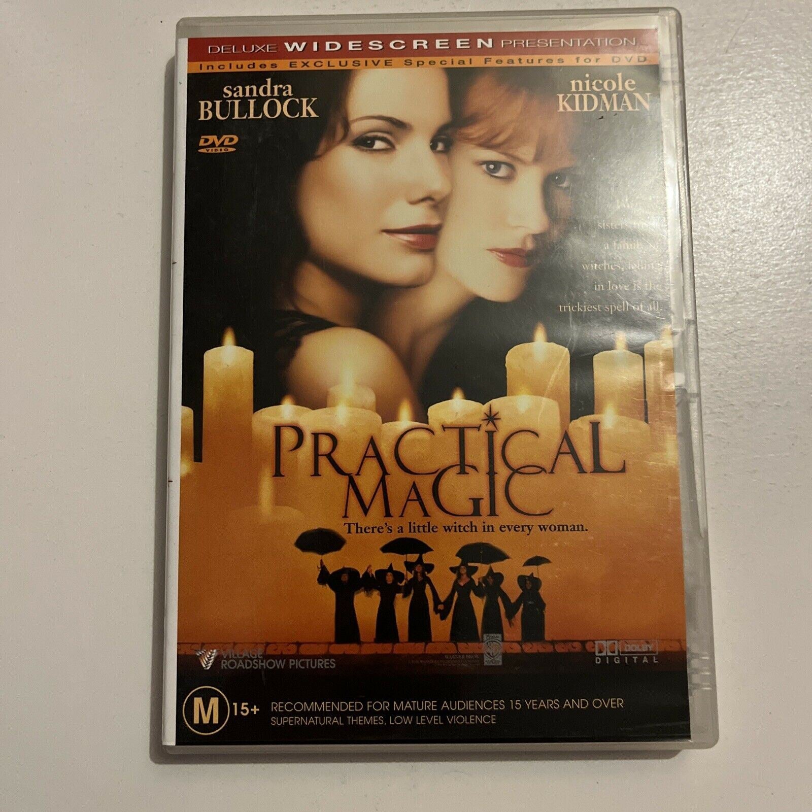 Practical Magic (DVD, 1998) Nicole Kidman, Sandra Bullock. Region 4 ...