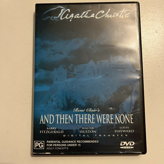 Agatha Christie:  And Then There Were None (DVD, 1945) Barry Fitzgerald Region 4