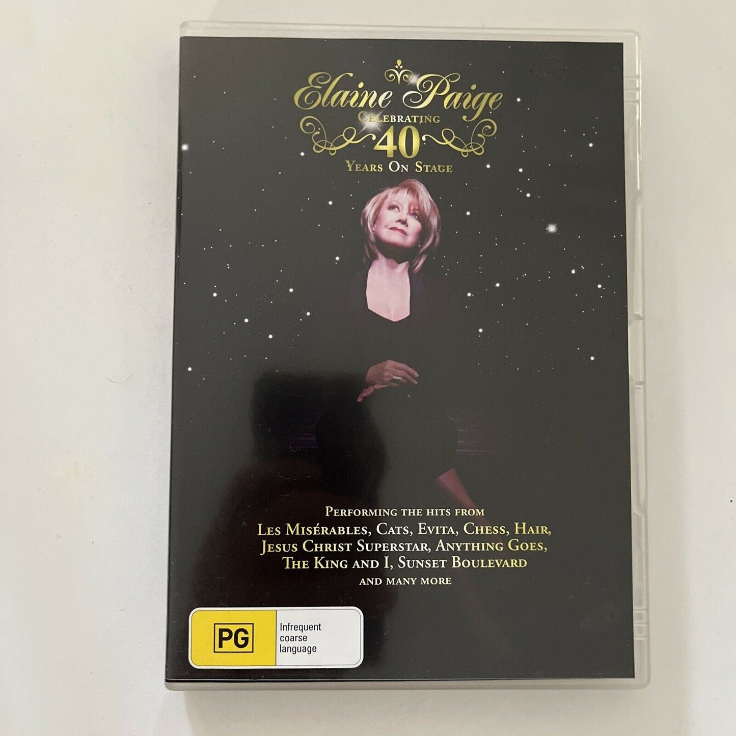 Elaine Paige - Celebrating 40 Years On Stage (DVD, 2011) All Regions