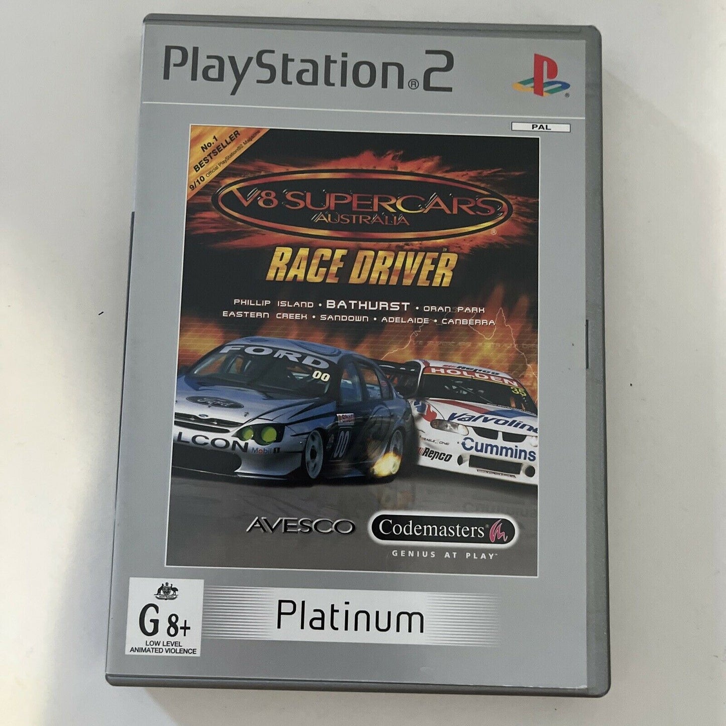 V8 Supercars Australia Race Driver - Sony PlayStation 2 PS2 PAL