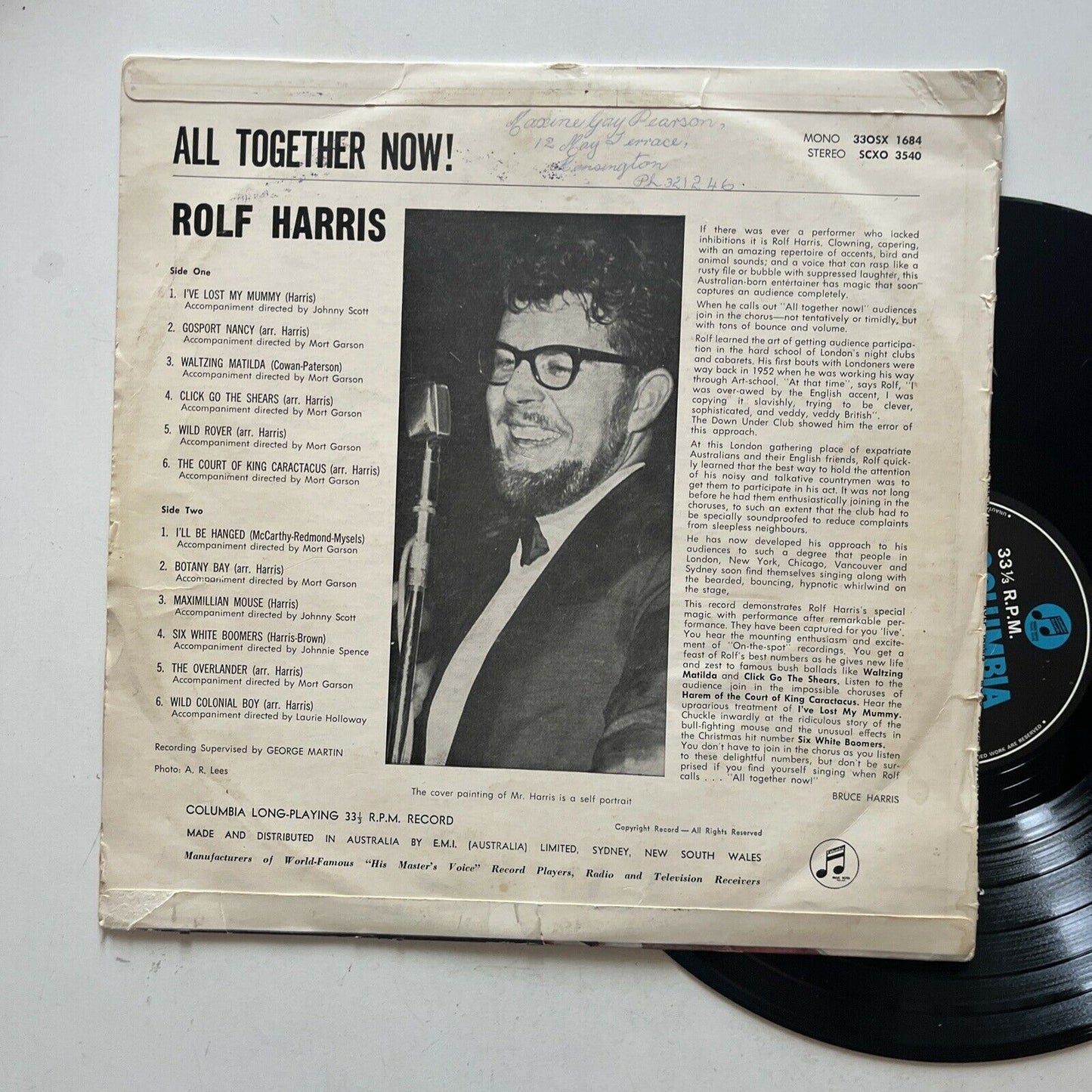 Rolf Harris - All Together Now (Vinyl, 1965)