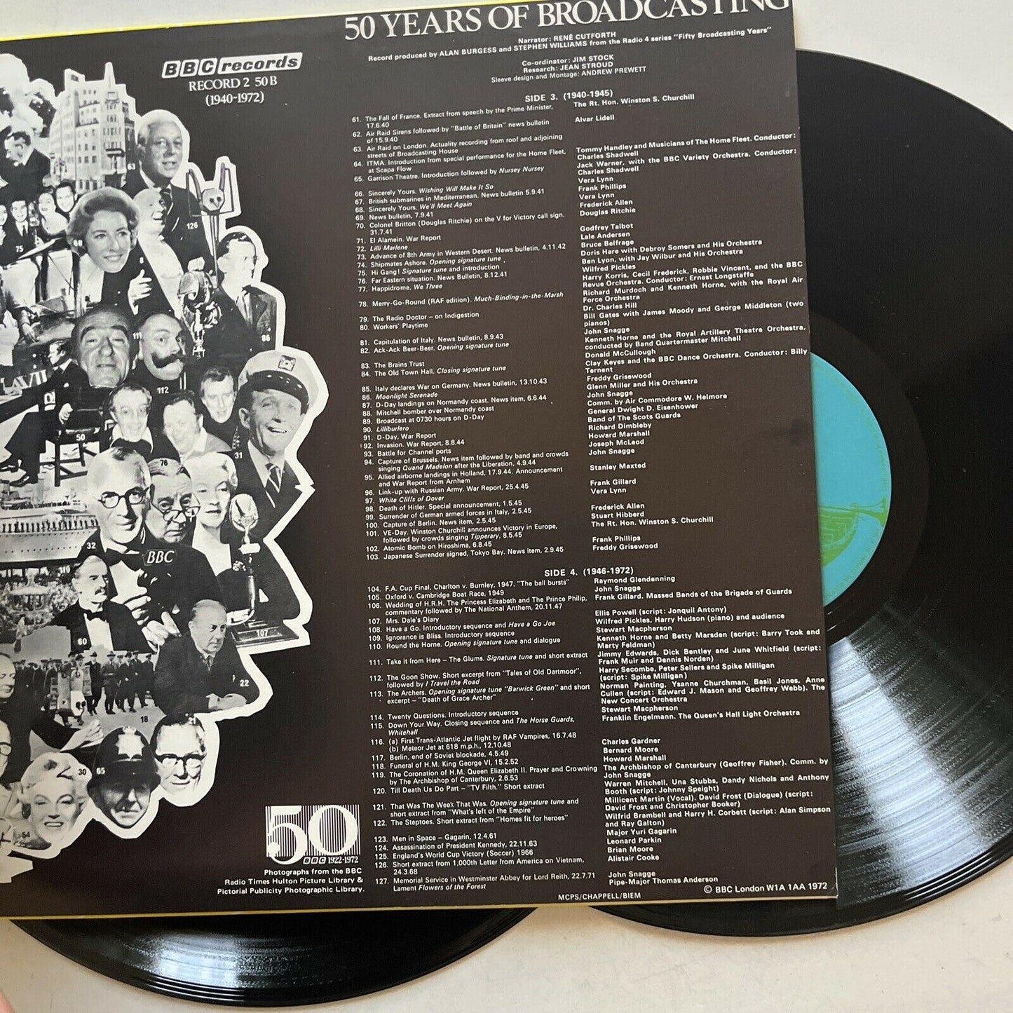 BBC 1922-1972 - 50 Years Of Broadcasting (Vinyl, 1972, 2-Vinyls)