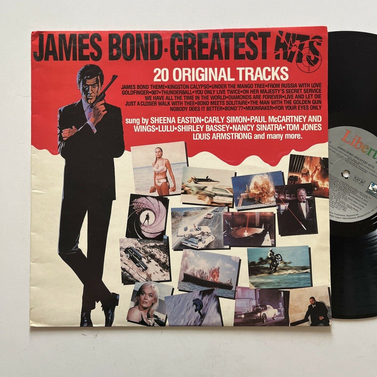 James Bond Greatest Hits - Carly Simon, Paul McCartney (Vinyl, 1982)