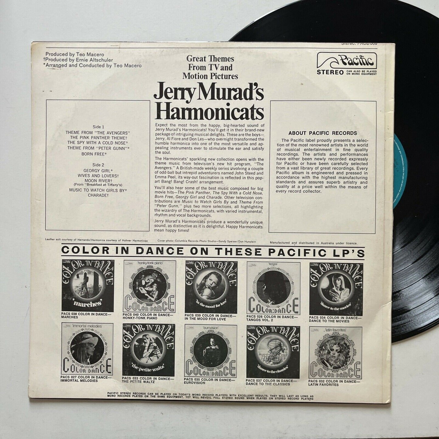 Jerry Murad's Harmonicats - Theme From The Avengers (1967) | Vinyl LP