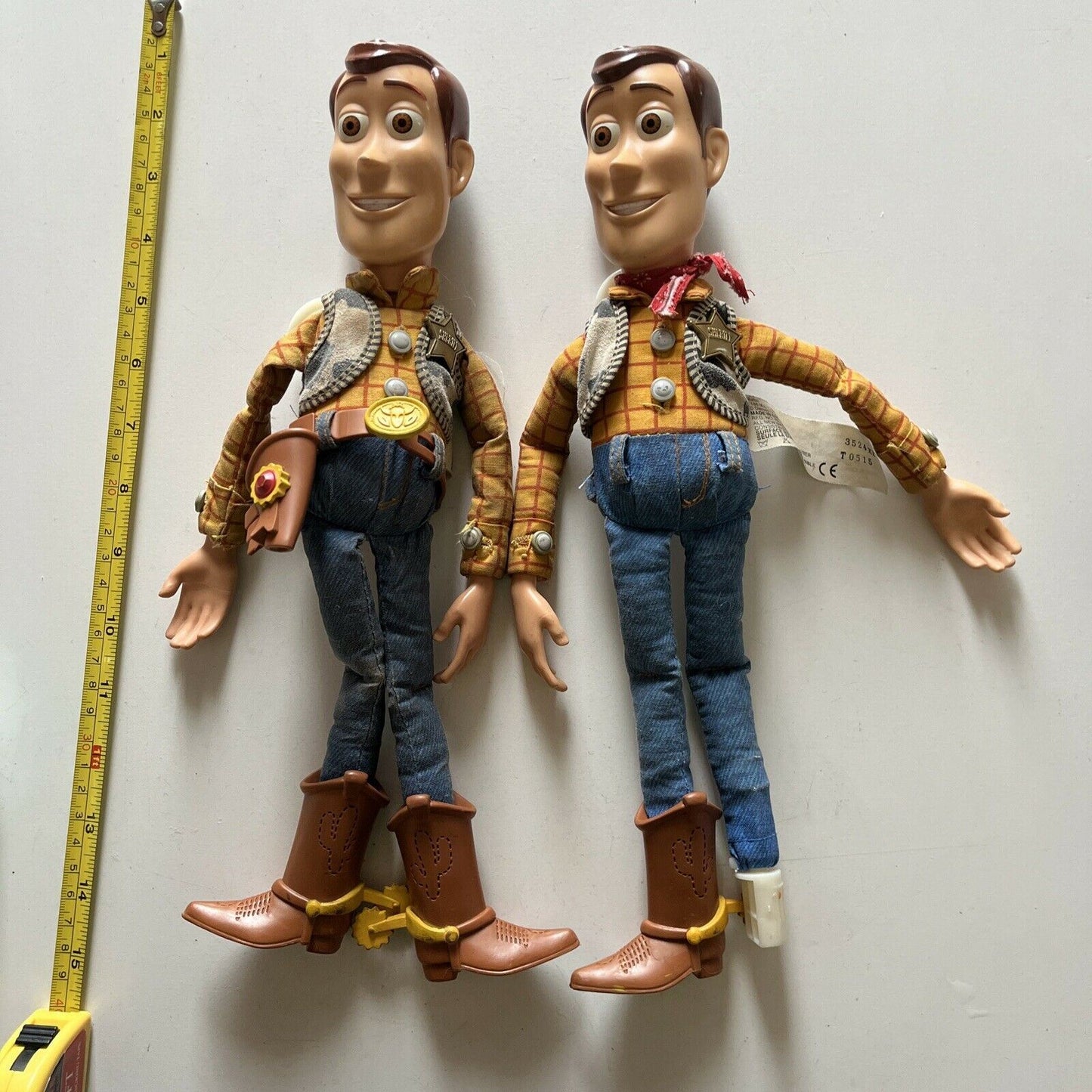 2x Woody Toy Story Talking Figure 13" Disney Pixar Mattel