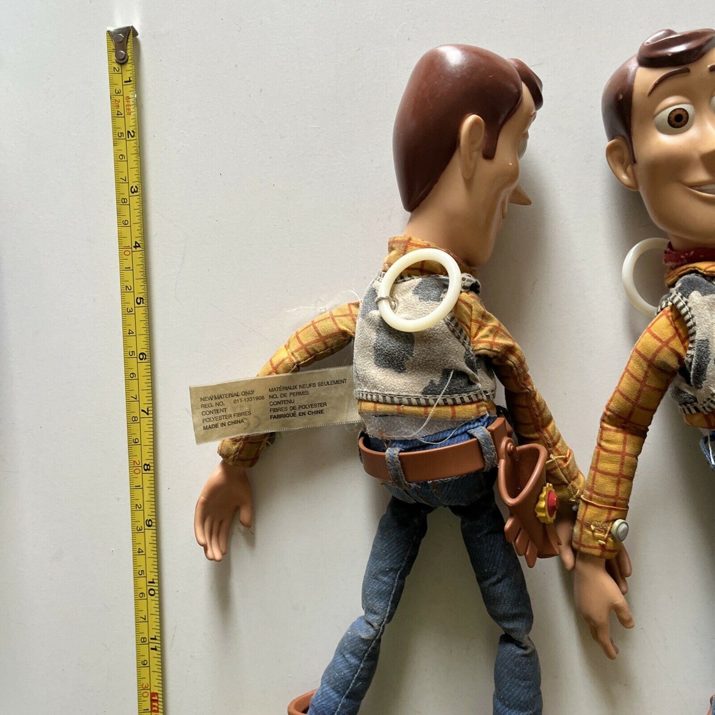 2x Woody Toy Story Talking Figure 13" Disney Pixar Mattel