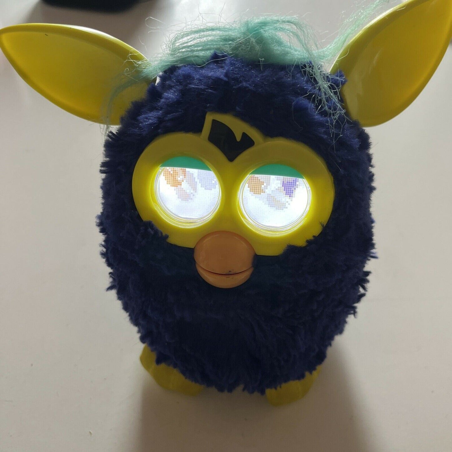 Furby Starry Night Blue and Yellow Hasbro 2012 Working