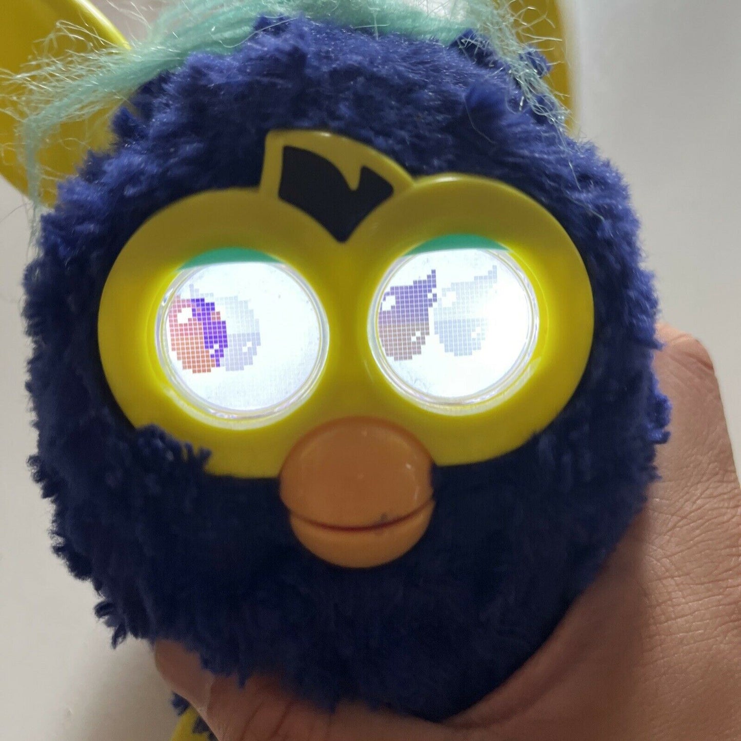 Furby Starry Night Blue and Yellow Hasbro 2012 Working