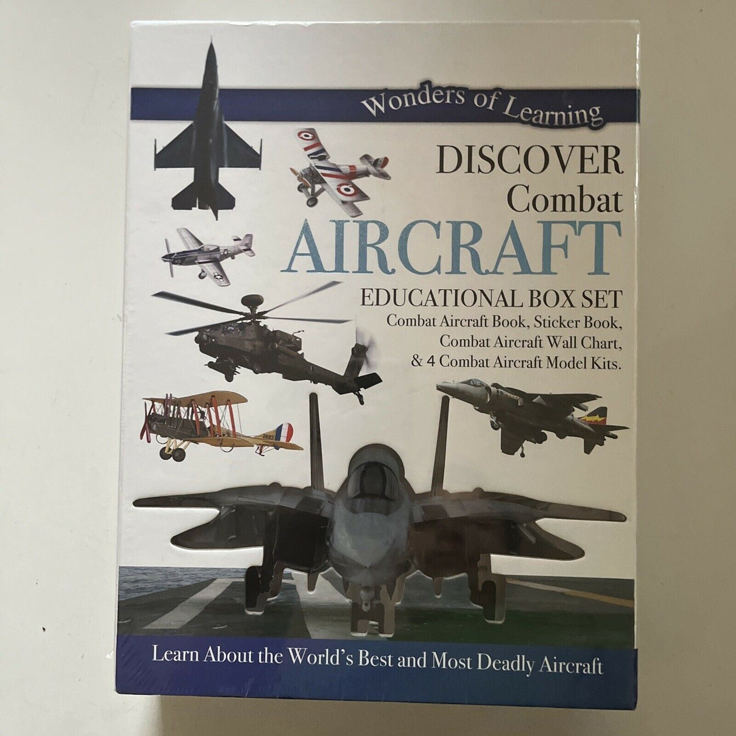 *New Sealed* Wonder of Learning Box Set Discover Combat Aircraft by Lake Press