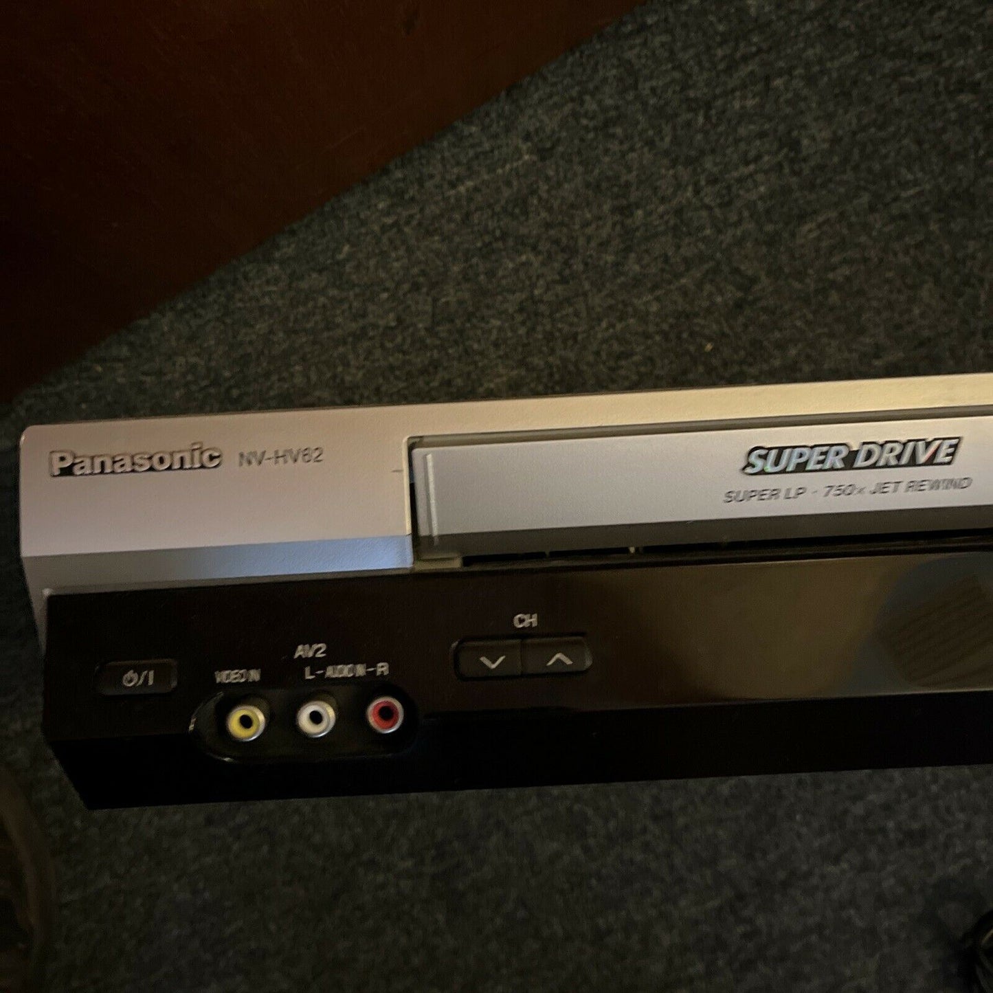 Panasonic NV-HV62 VCR Recorder VHS PAL/NTSC Playback With Remote