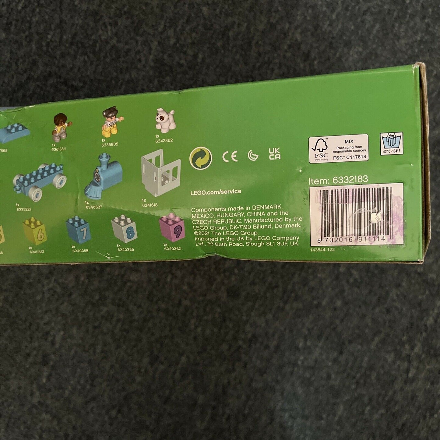 LEGO Duplo: Number Train - Learn To Count (10954)