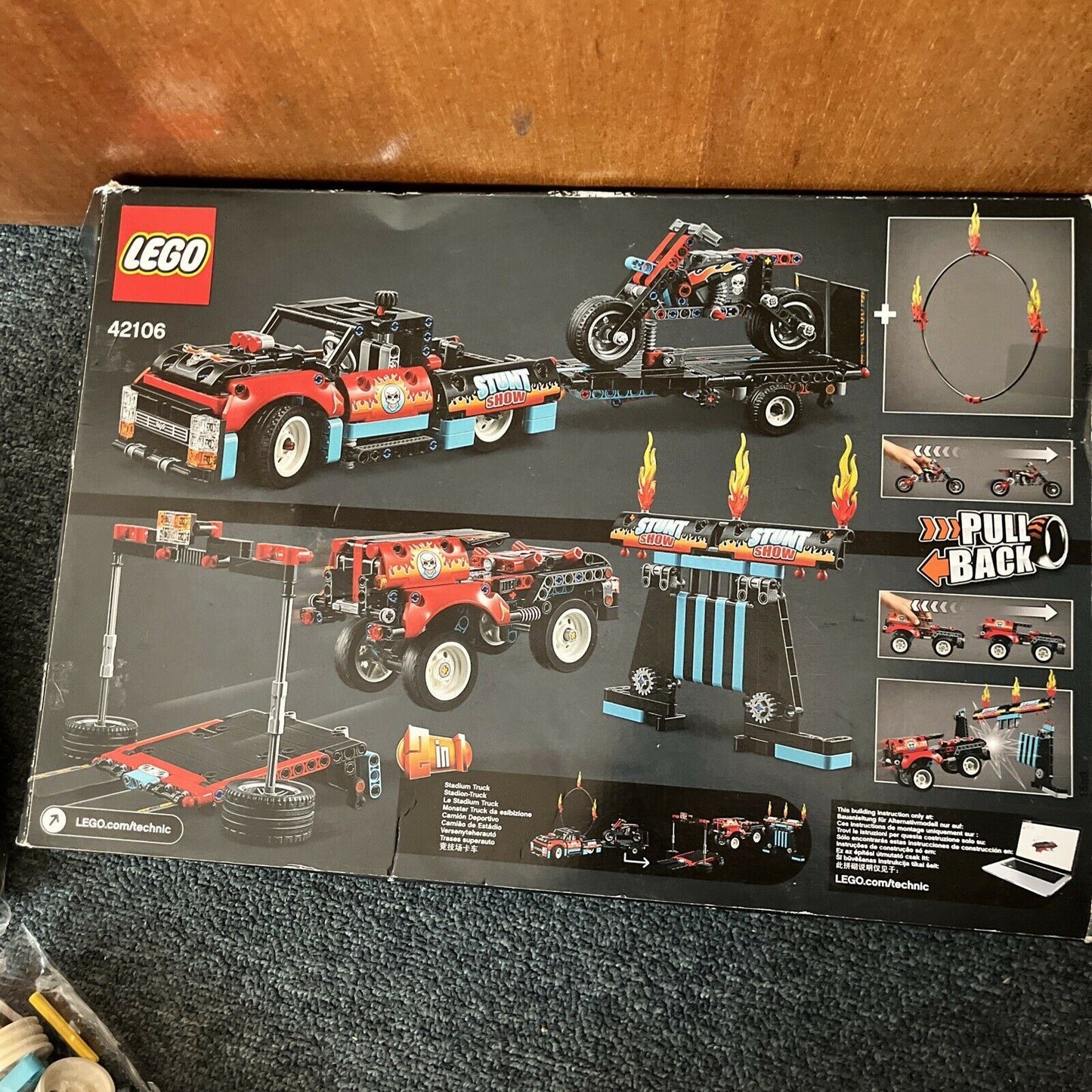 Lego Technic Stunt Show Truck & Bike (42106) *Incomplete*