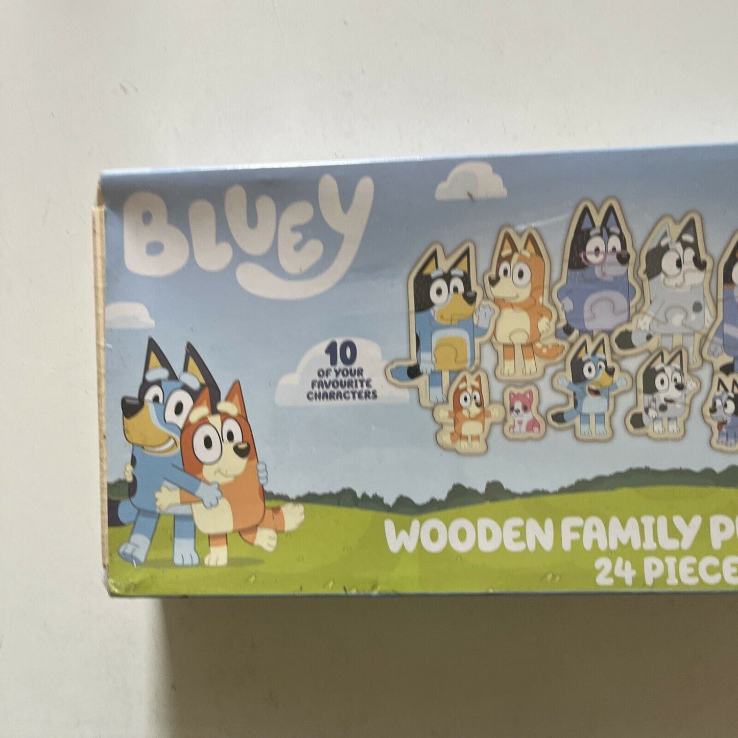 *New Sealed* Bluey Wooden Puzzle Pack 24 Pieces