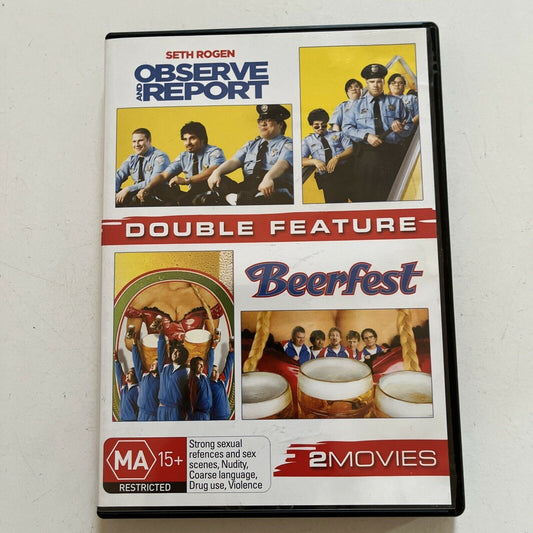Beerfest / Observe & Report (DVD, 2010, 2-Disc) Seth Rogen  Region 4