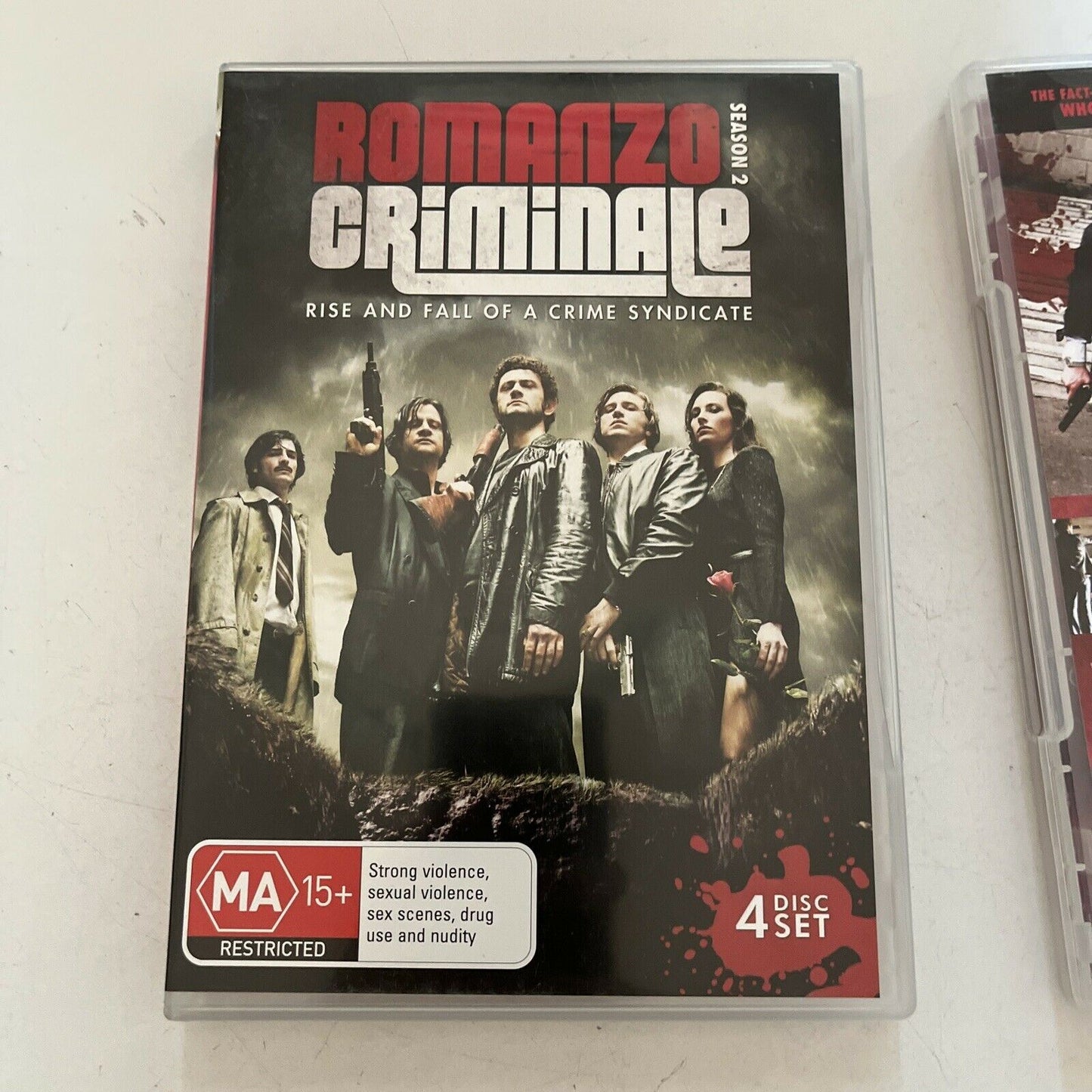 Romanzo Criminale: Season 1,2 (DVD, 2010, 8-Disc) Italian Mafia Drama Region 4&2