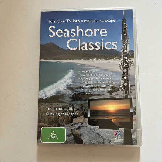 Seashore Classics - 6 Relaxing Seascapes (DVD, 2013) All Regions