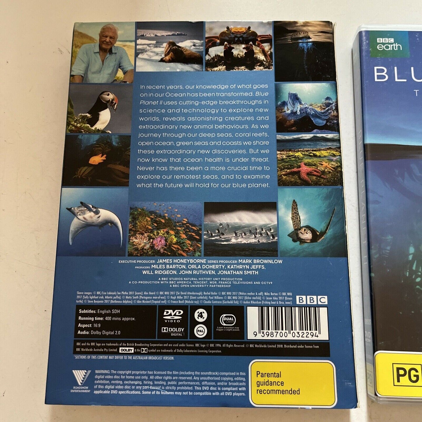 BBC Earth: Blue Planet II - David Attenborough (DVD, 2017, 3-Disc) Region 4
