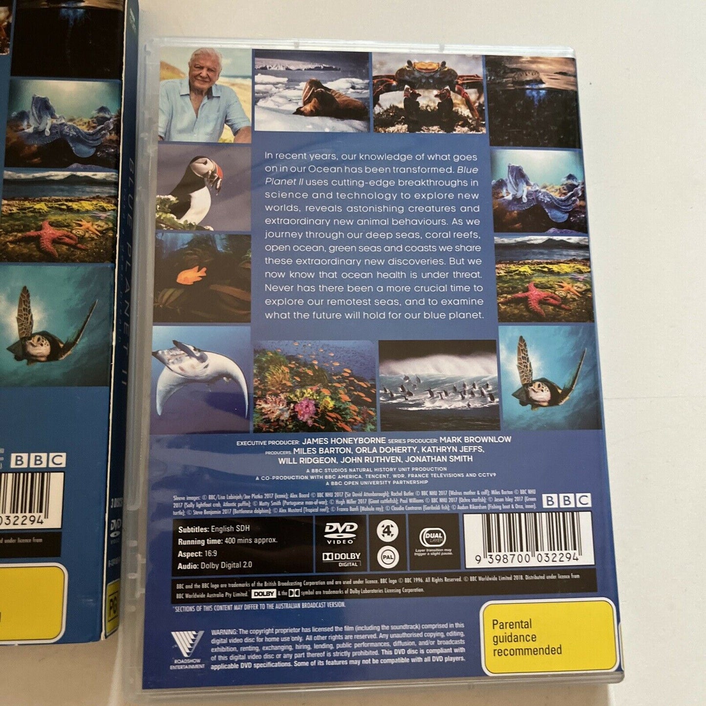 BBC Earth: Blue Planet II - David Attenborough (DVD, 2017, 3-Disc) Region 4