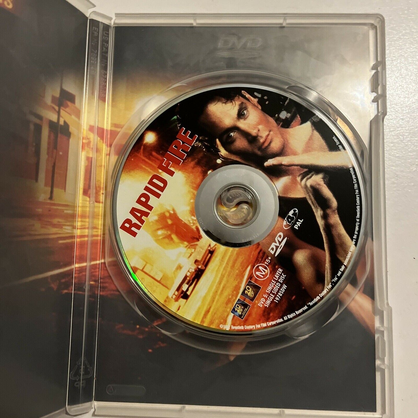 Rapid Fire (DVD, 1992) Brandon Lee, Powers Boothe. Region 4