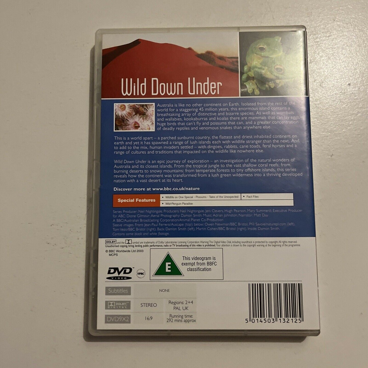 BBC Wild Down Under (DVD, 2003, 2-Disc) Region 4&2