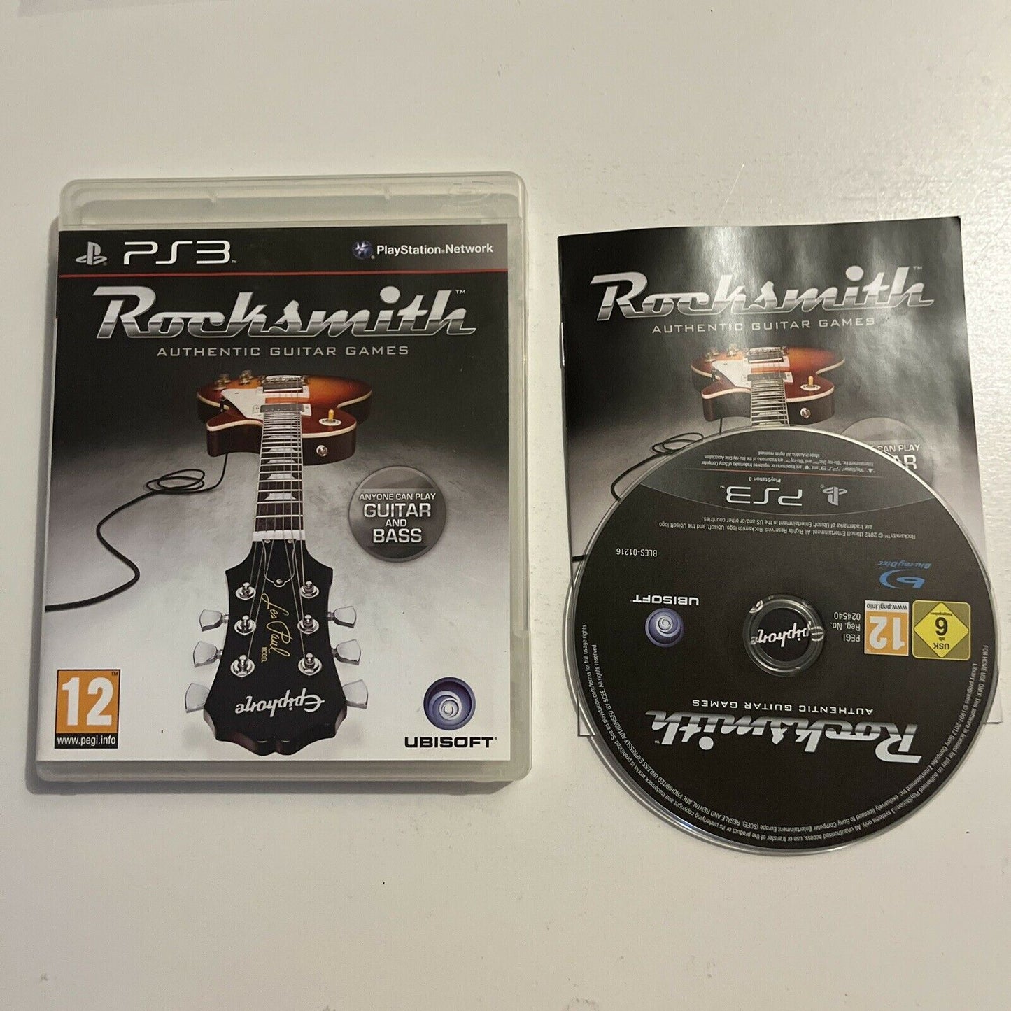 Rocksmith Authentic Guitar Games PS3 PlayStation 3 Game With Manual – Retro  Unit