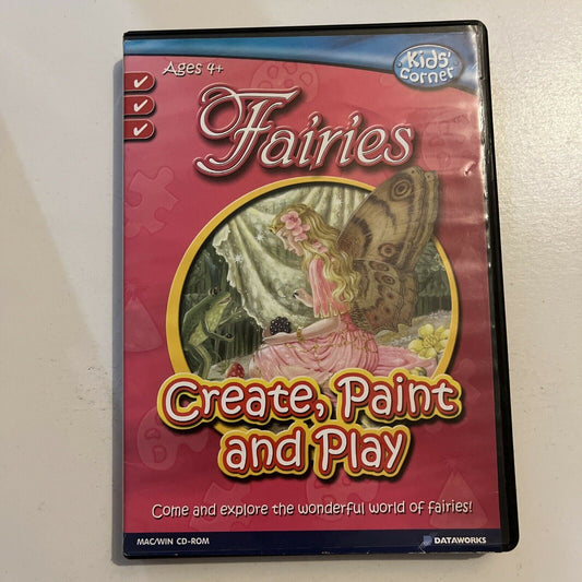 Fairies - Create, Paint and Play PC Mac CDROM Video Game  2003