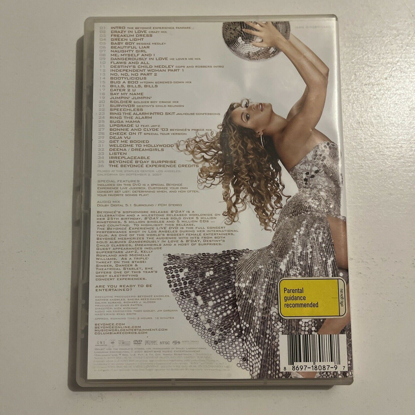 Beyonce - Live At The Staples Centre (DVD, 2007) All Regions